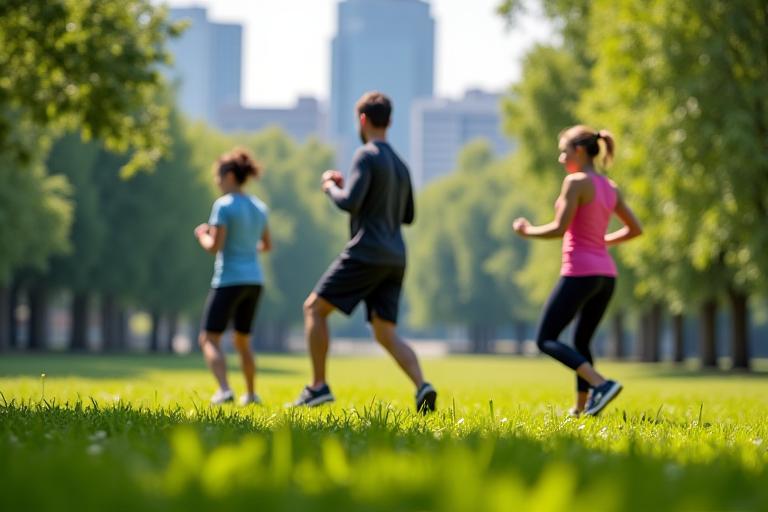 Outdoor fitness training in Ontario city parks
